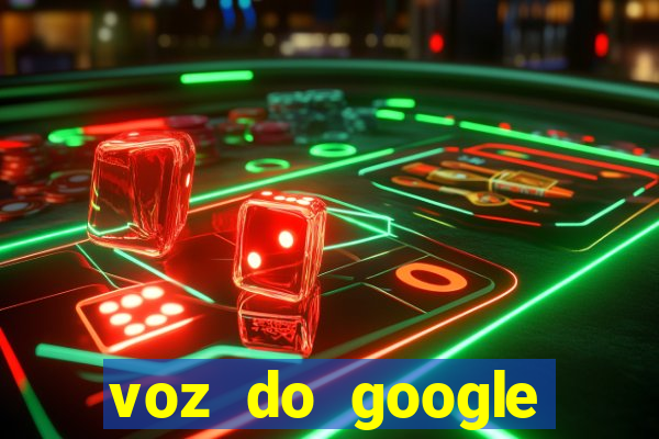 voz do google tradutor homem